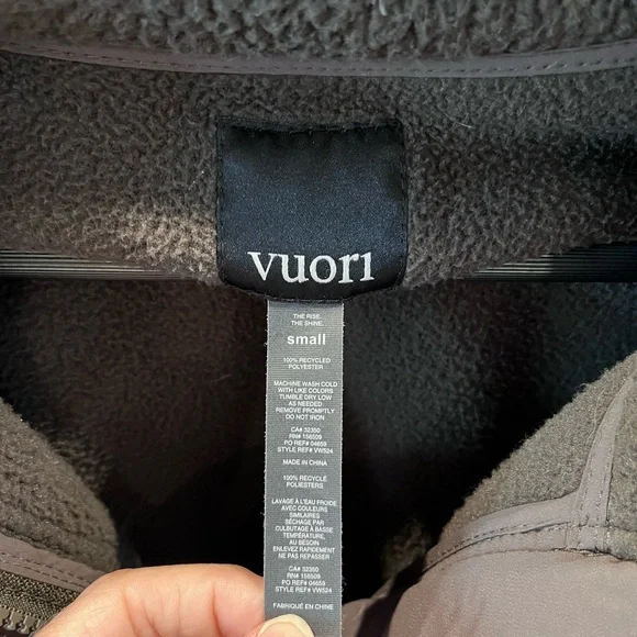 Vuori Brown Teddy Jacket - Picture 5 of 6